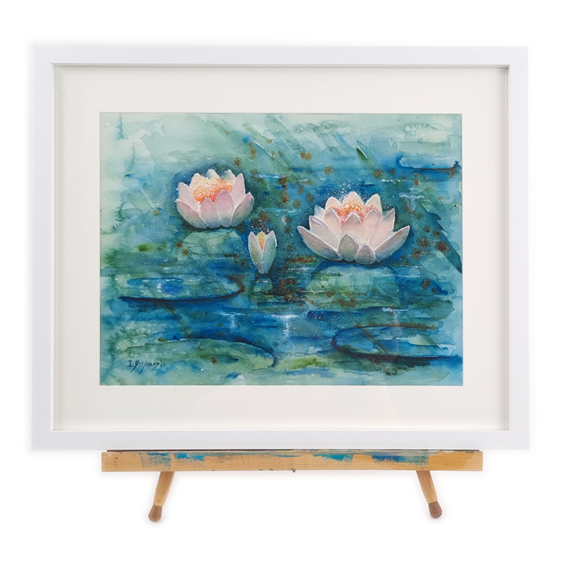 An overall image of 'Water Lilies'