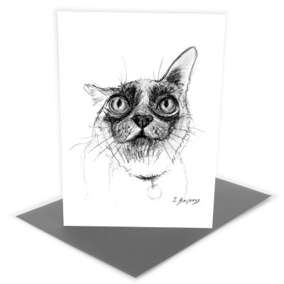 An image of 'Cat in charcoal'