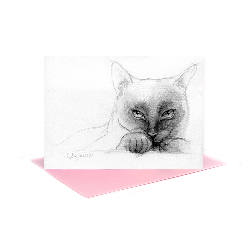 An image of 'Cat in pencil 2'