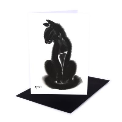 An image of 'Elegant cat sitting'